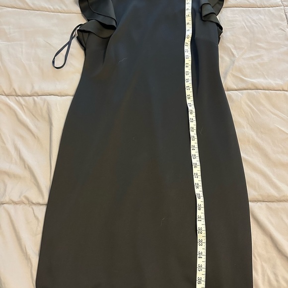Tommy Hilfiger Black Ruffle Sleeve Sheath Dress Size 12 - Picture 4 of 5